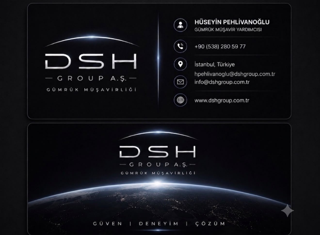 DSH Group kurumsal kartvizit